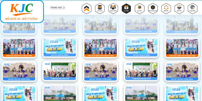 Các loại hình sự kiện KJC đã và đang được tổ chức